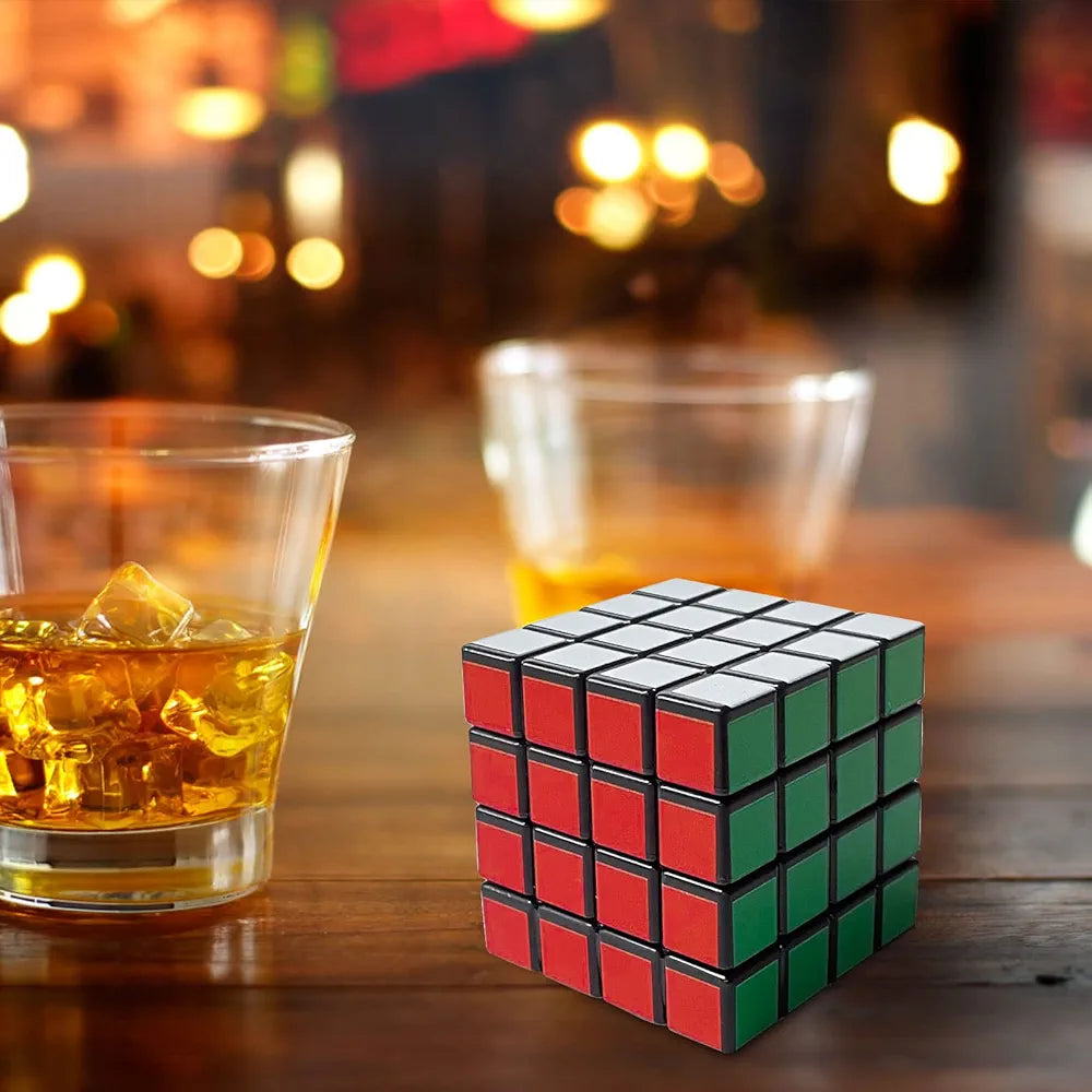 Rubiks Cube Themed Square Grinder, Large Zinc Alloy Grinder(2.3"