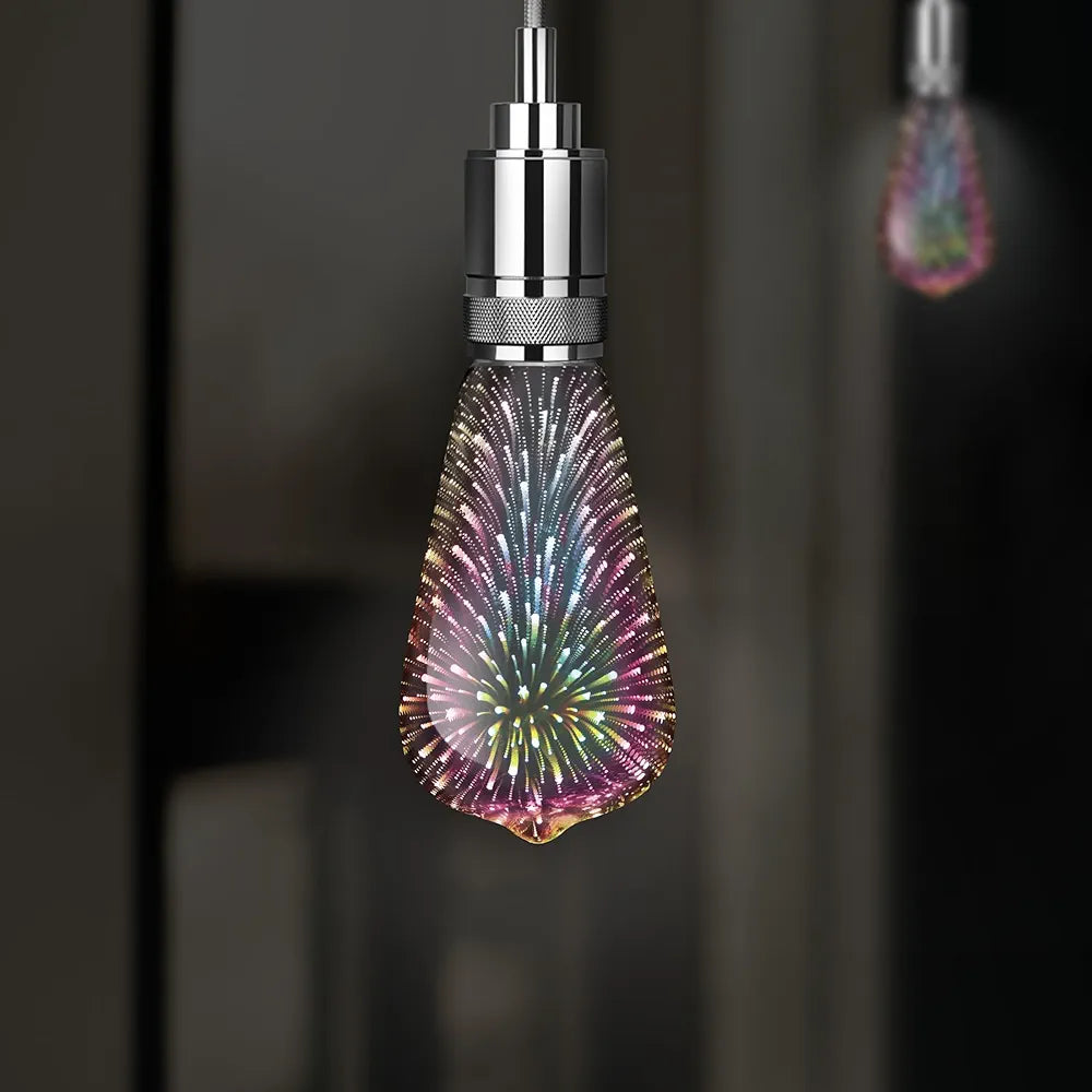 3D Fireworks LED Light Bulb