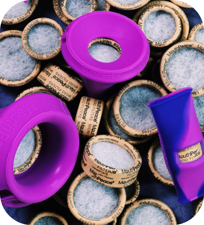 Mouth Piece Filter System (includes 3 filters)