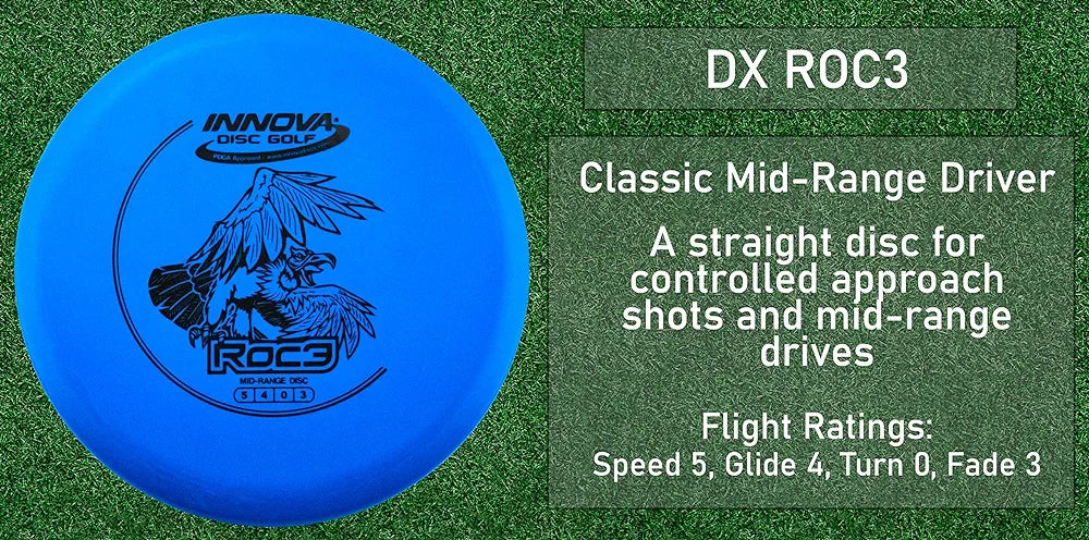 Innova Disc Golf Starter Set –Colors May Vary 160-180g – Disc Golf Putter, Disc Golf Driver, Mid-Range
