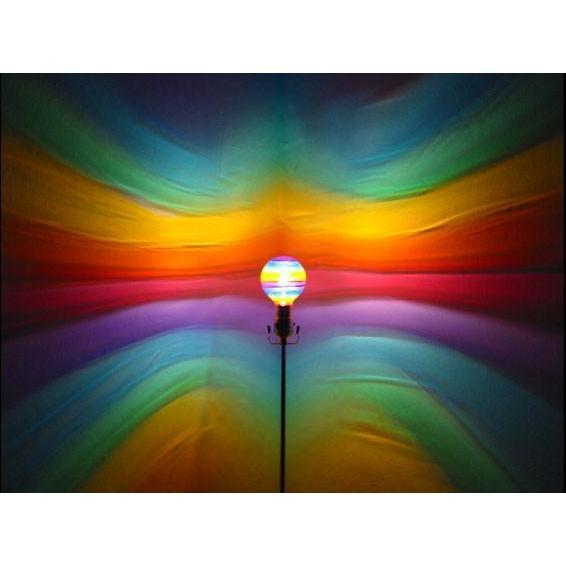 Hand Painted Rainbow Bulb