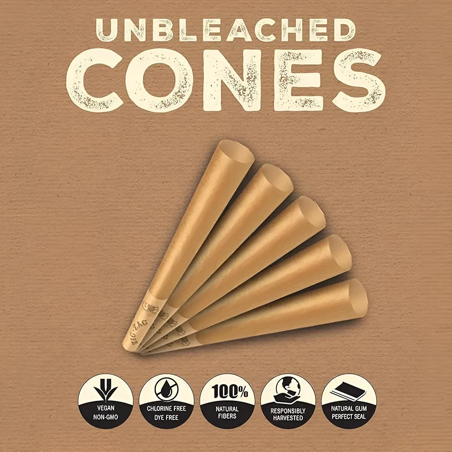 ZIG-ZAG Cones King Size - 100 Pack