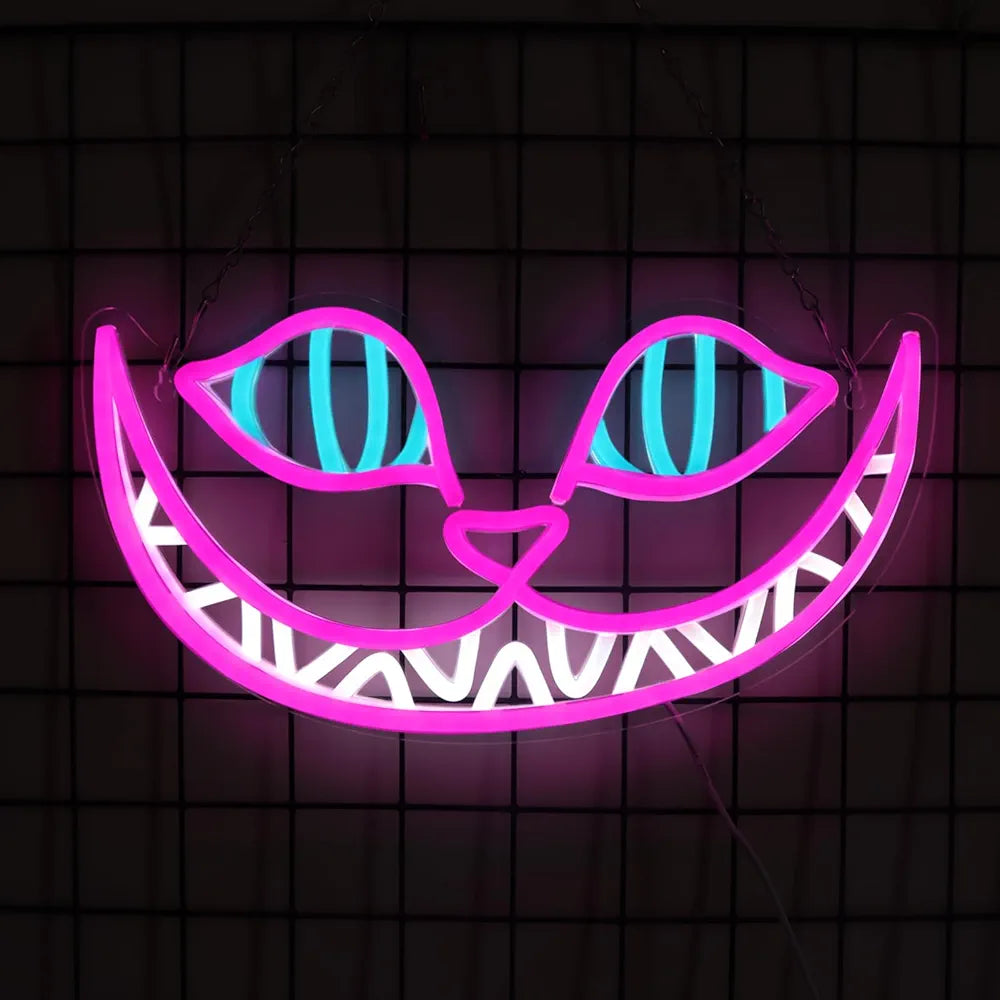 Alice In Wonderland Cheshire Cat Neon Sign