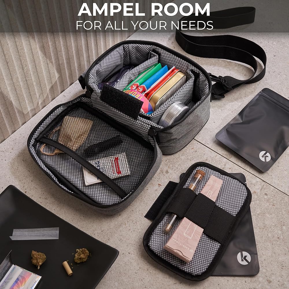 Smell Proof Odorless Bag With Easy Use Combination Lock