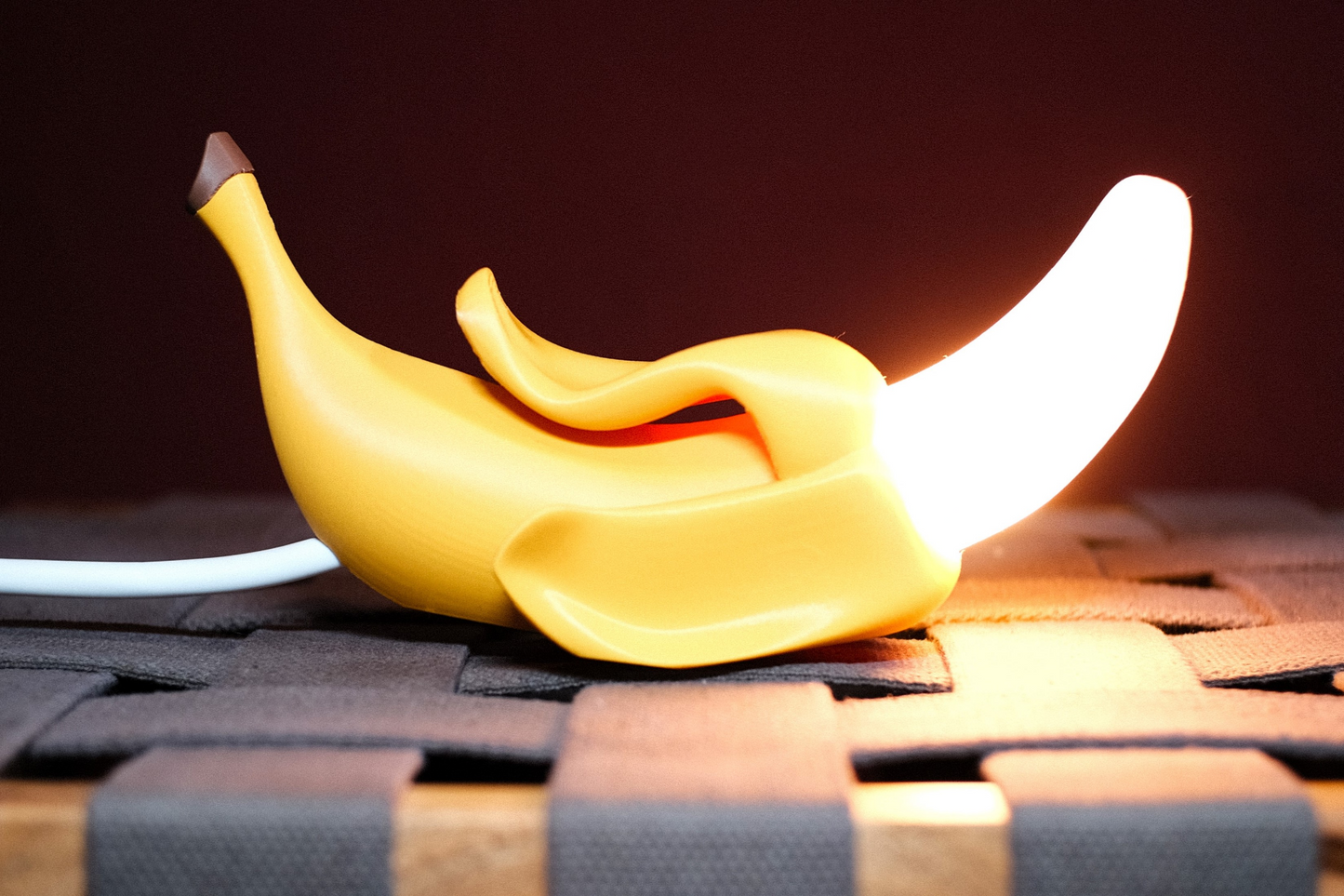 Glow In The Dark Banana LED Lamp