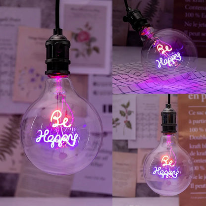 BE HAPPY 4W LED Decorative Globe Light
