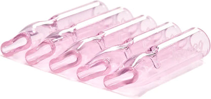 5PCS Reusable W'cked Glass Filter Tips for Pre Rolled Rolling Paper Cones Pink