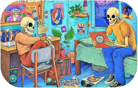 Grateful Dead - Officially Licensed Rolling Tray & Magnetic Lid 11"x7"