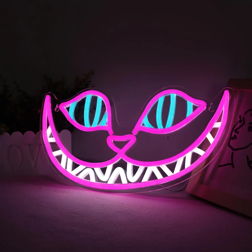 Alice In Wonderland Cheshire Cat Neon Sign