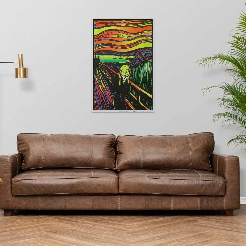 The Scream - Blacklight Poster - 23"x 35"