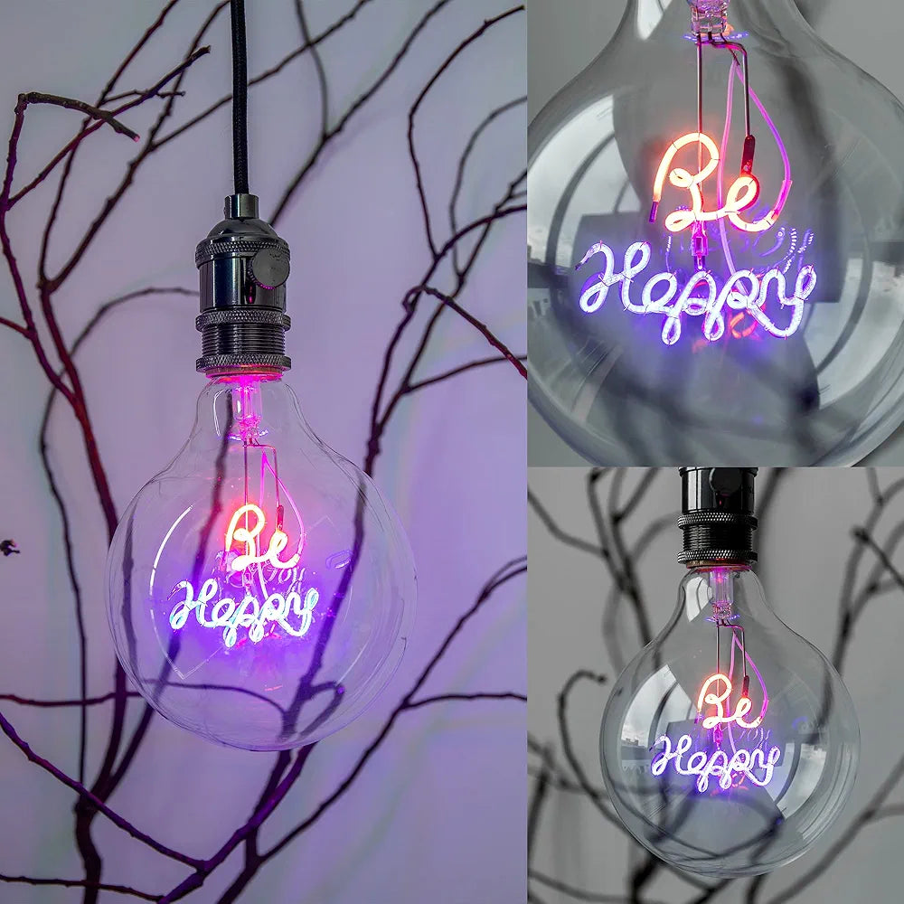 BE HAPPY 4W LED Decorative Globe Light