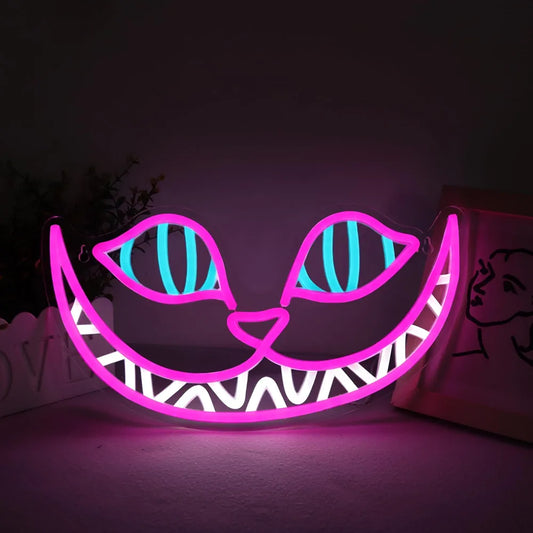 Alice In Wonderland Cheshire Cat Neon Sign