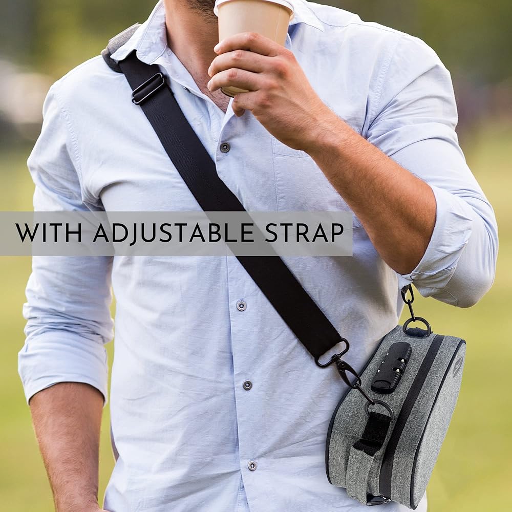 Smell Proof Odorless Bag With Easy Use Combination Lock
