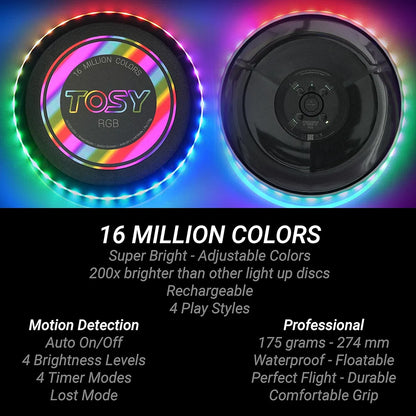 Flying Disc - 16 Million Colors RGB or 36 LEDs