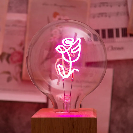 Neon Rose 2W LED Decorative Globe Light