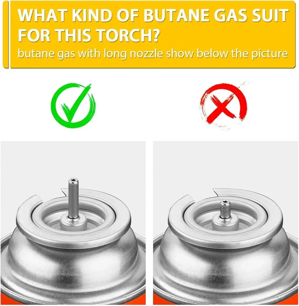 TBTeek Butane Torch with Fuel Gauge T907