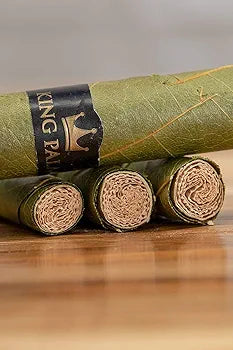 King Palm Rollies Size Cones (1 Packs Of 5, 5 Rolls) Natural Pre Wrap Palm Leafs 