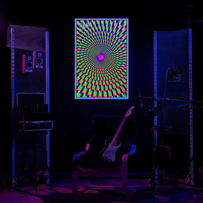 Mind's Eye - Flocked - Blacklight Poster - 23"x35"