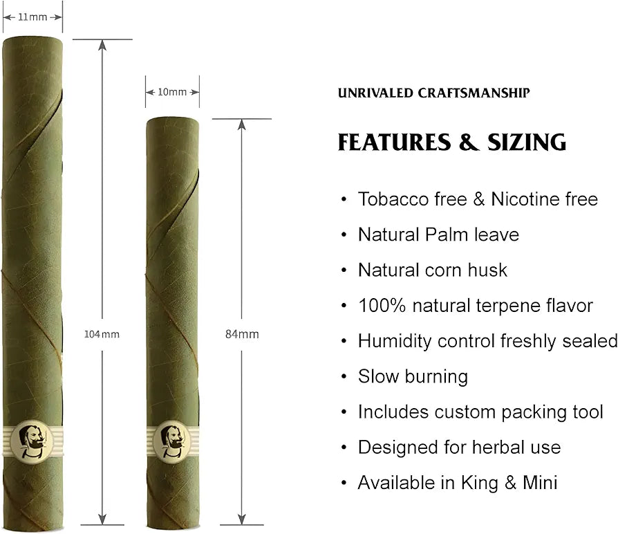ZIG-ZAG Pre Rolled Cones - Palm Mini Rolls (25 Pack)
