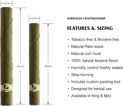 ZIG-ZAG Pre Rolled Cones - Palm Mini Rolls (25 Pack)