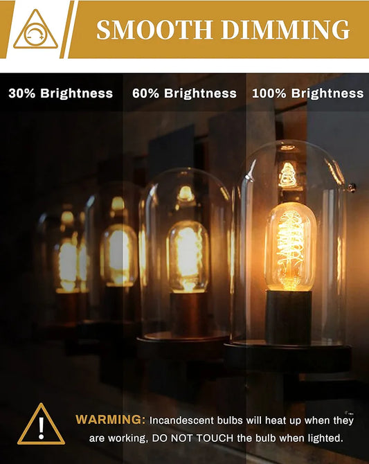 Edison Bulbs, Vintage Edison Light Bulbs 40 Watt