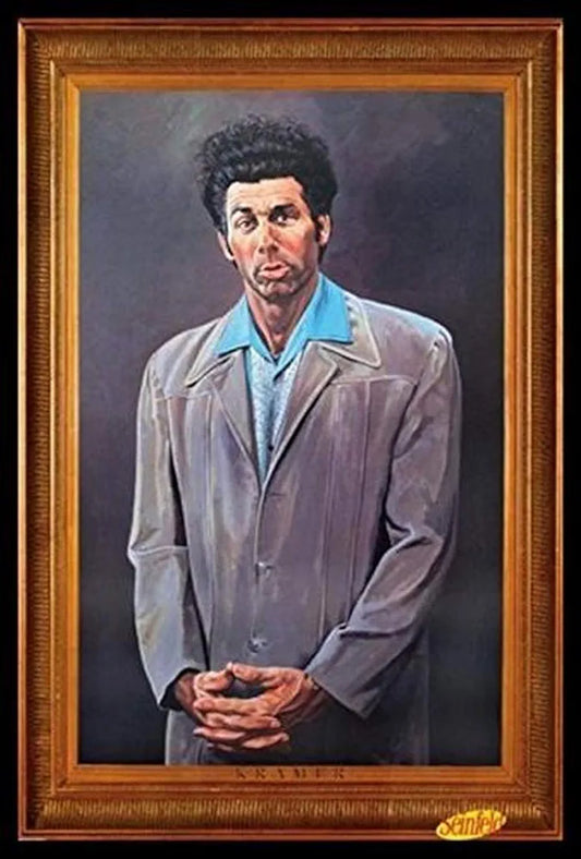 Cosmo Kramer Portrait - Seinfeld TV Show 36x24 Art Print Poster Wall Decor