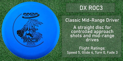 Innova Disc Golf Starter Set –Colors May Vary 160-180g – Disc Golf Putter, Disc Golf Driver, Mid-Range