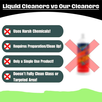 The Magic Cleaner Magnetic Glass Cleaner Kit |Mini, 12mm Size | For Water Pipes, Vases, Windows, Aquariums, Small, & all Shapes