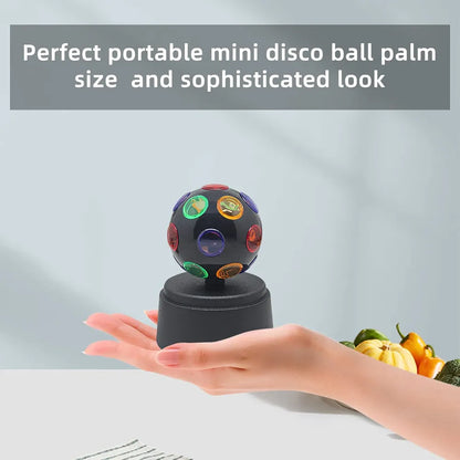 Party Lovers' Essential! 4.5” 3-in-1 Disco Ball with Strobe & Lights
