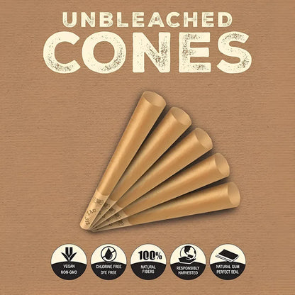 ZIG-ZAG Cones King Size - 100 Pack