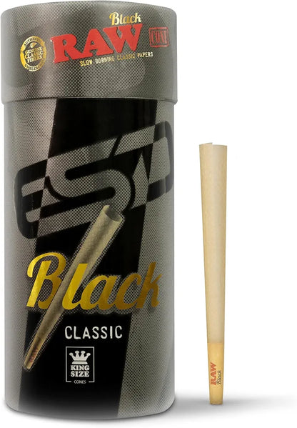 RAW Black Cones King Size - 100 Pack