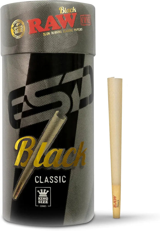RAW Black Cones King Size - 100 Pack