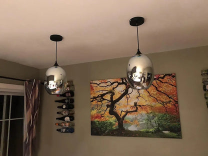 3D Glass Colorful Pendant Light Fireworks Pendant Light Colorful Light Fixture