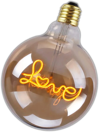 LOVE 4W Amber LED Decorative Globe Light
