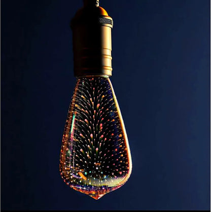 3D Fireworks LED Light Bulb