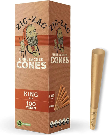 ZIG-ZAG Cones King Size - 100 Pack