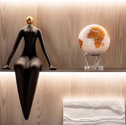 Self Moving MOVA Globe – White and Gold 4.5”
