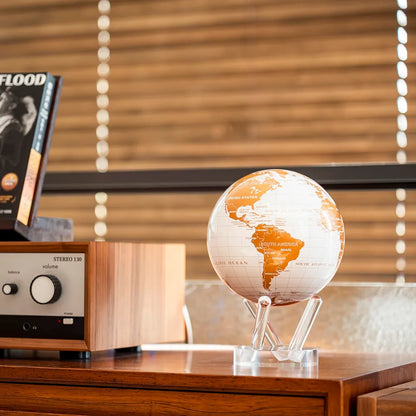 Self Moving MOVA Globe – White and Gold 4.5”