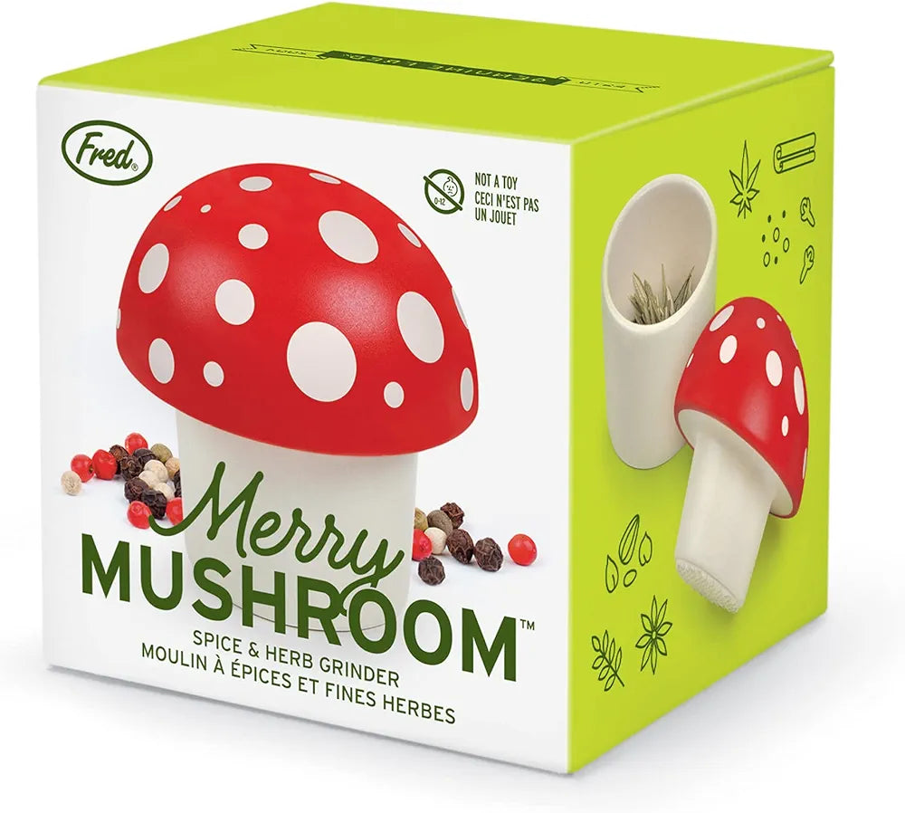 Genuine Fred MERRY MUSHROOM Herb Grinder