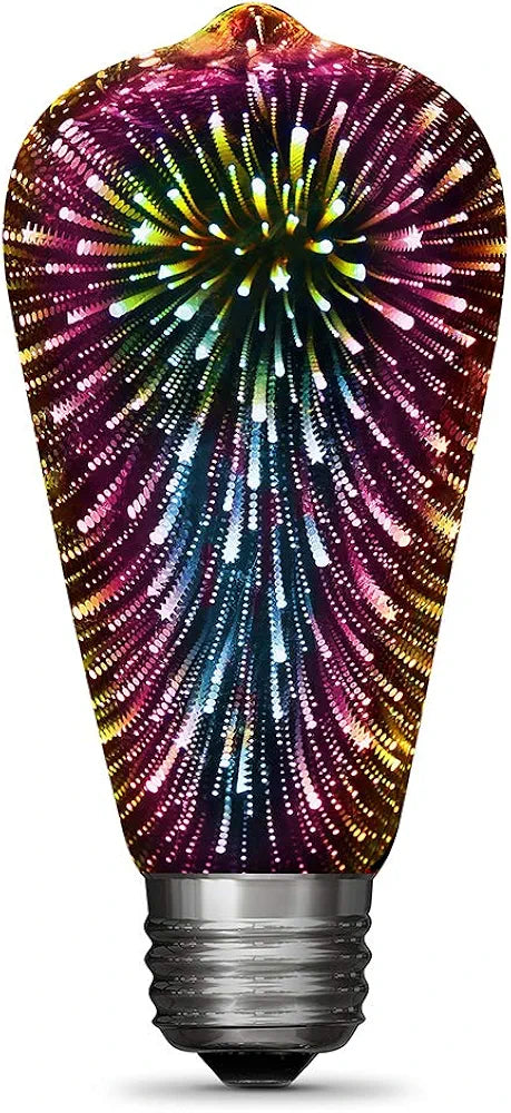 3D Fireworks LED Light Bulb