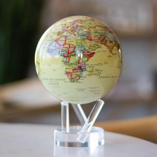 Self Moving MOVA Globe – Political Map Yellow 4.5”