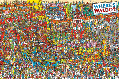 Where's Waldo? Visual Challenge Art Poster - 36 x 24 Inch - Decorative Print - Poster Paper