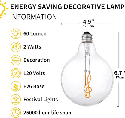 High Note 2W LED Decorative Globe Light