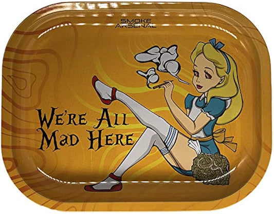 Premium Small Rolling Tray"All Mad" 7" x 5"