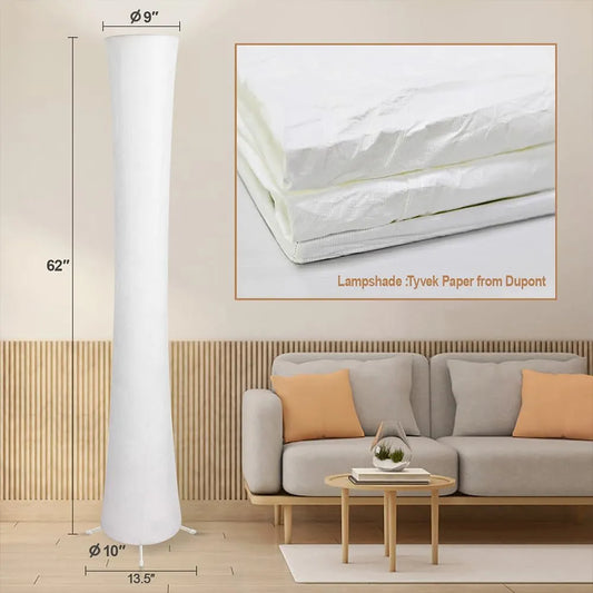 Floor Lamp, 61'' Smart RGB LED Corner Lamp with Music Sync
