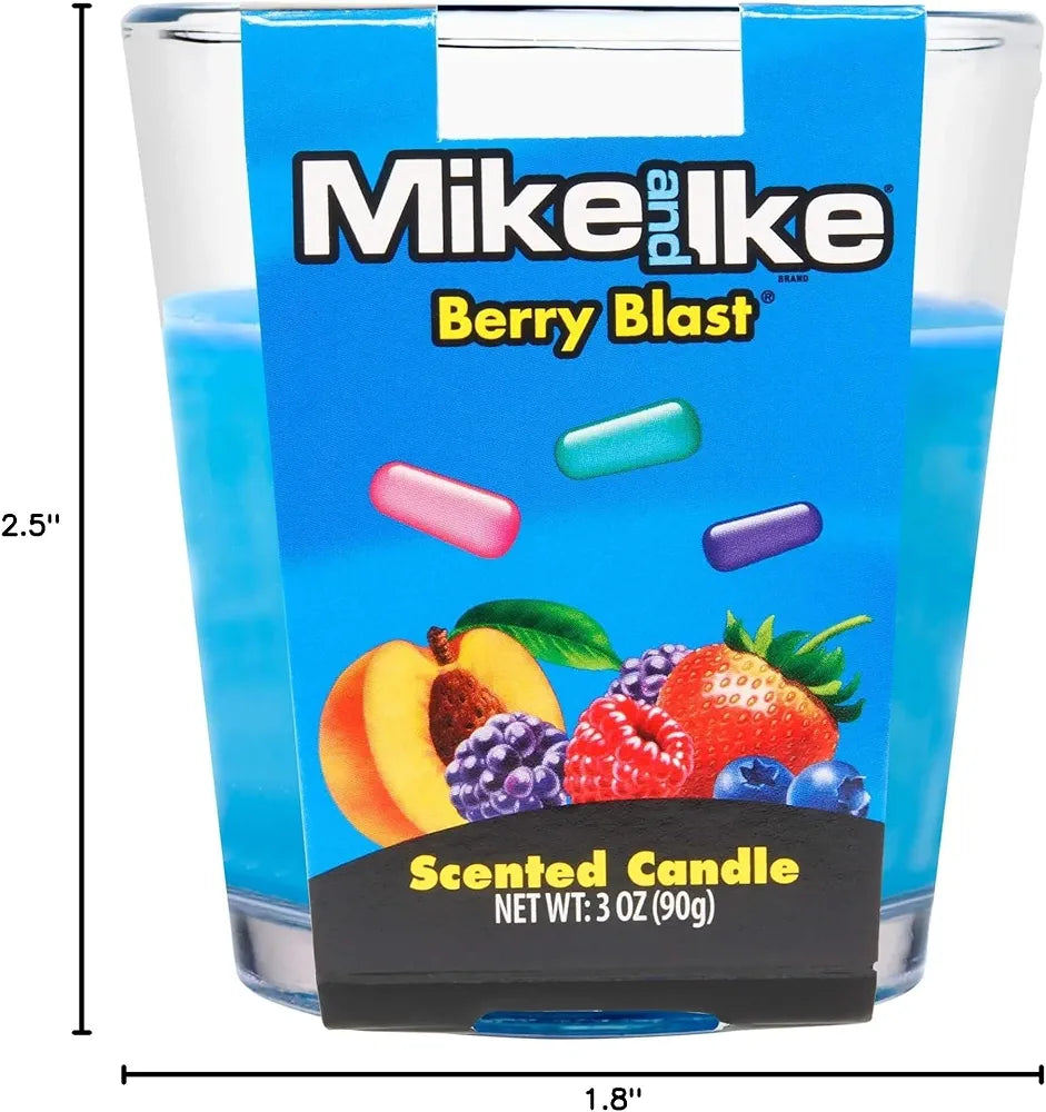 3oz Scented Candle | Candy Scented Candles | Chewy Candies (Berry Blast)