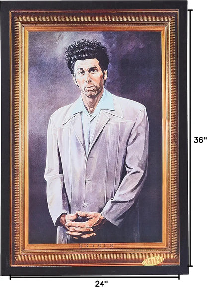 Cosmo Kramer Portrait - Seinfeld TV Show 36x24 Art Print Poster Wall Decor