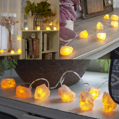 Himalayan Salt String Lights 8 FT 10 LED