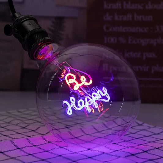 BE HAPPY 4W LED Decorative Globe Light
