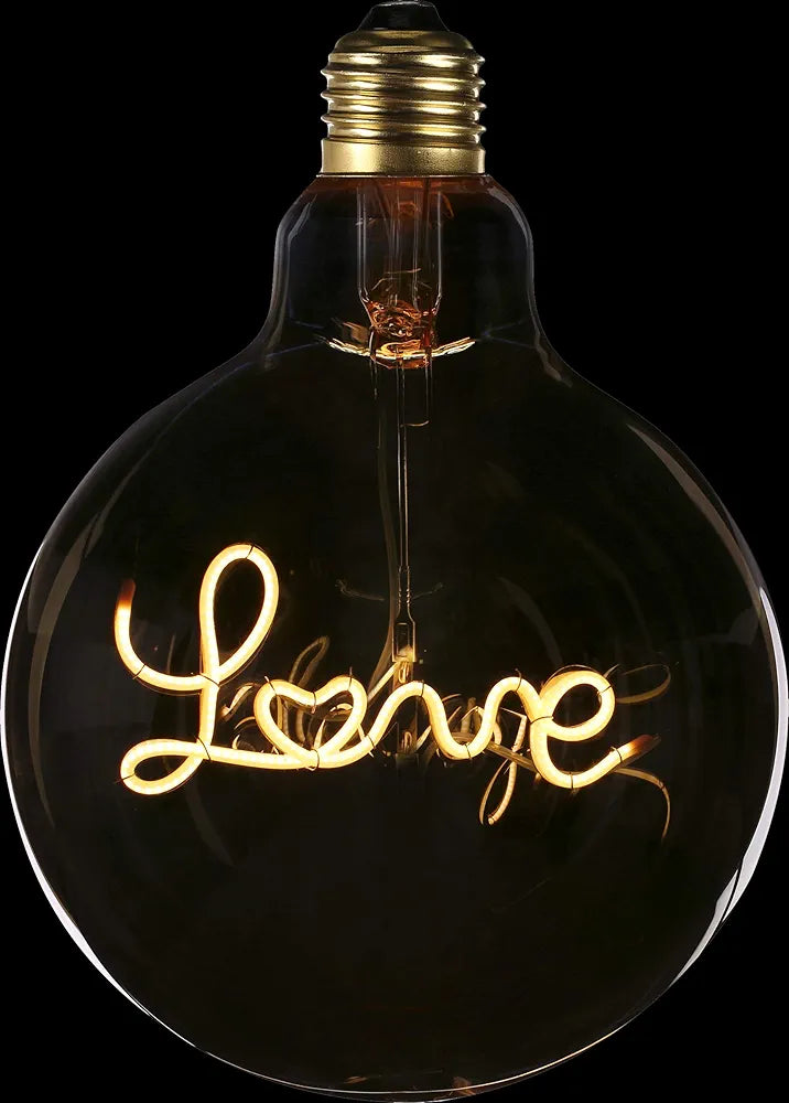 LOVE 4W Amber LED Decorative Globe Light